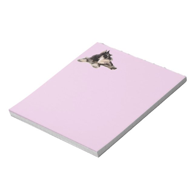 SCHNAUZER NOTIZBLOCK (Rotiert)