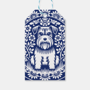 Schnauzer oder Norfolk Terrier Bezaubernde Kunst, Geschenkanhänger
