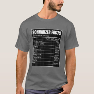 Schnauzer Owner Dog Lover Schnauzer Fakten T-Shirt