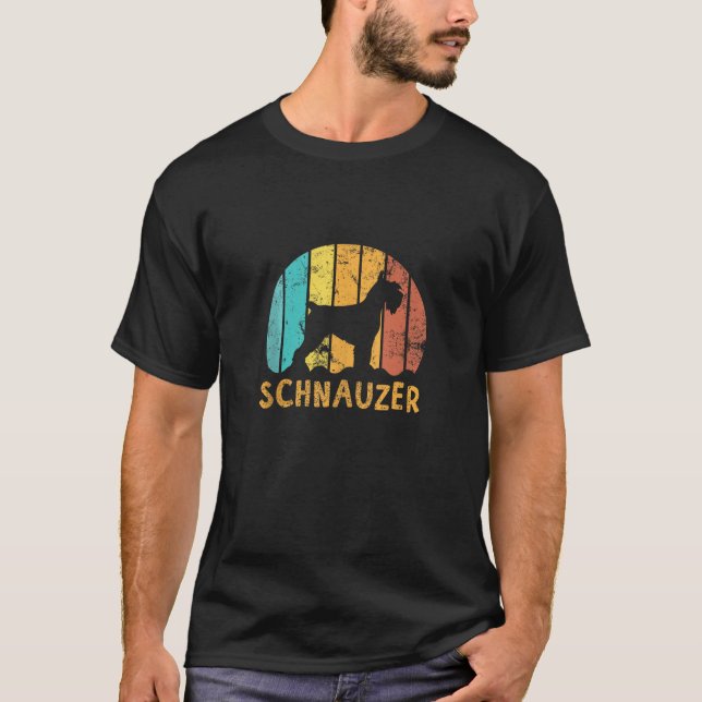 Schnauzer Owner Retro Schnauzer Lover Schnauzer Gi T-Shirt (Vorderseite)