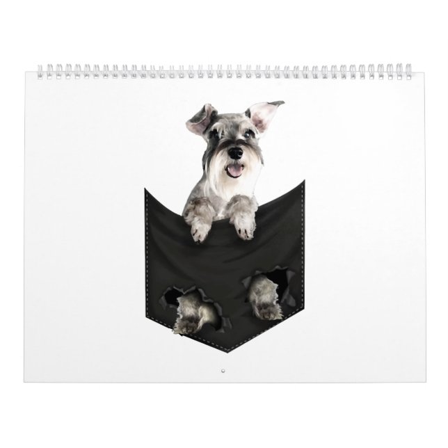 Schnauzer Pocket Mid Classic Tasche Kalender (Titelbild)