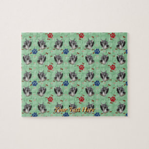 Schnauzer-Porträt Puzzle