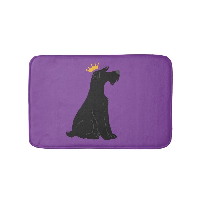 Schnauzer Prince Badematte (Vorderseite)