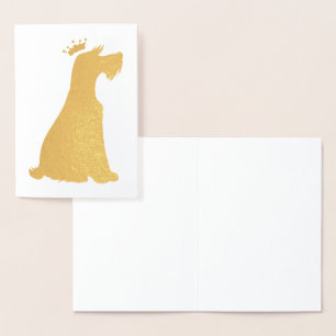 Schnauzer Prince Folienkarte