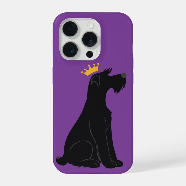 Schnauzer Prince iPhone Hülle (Rückseite)