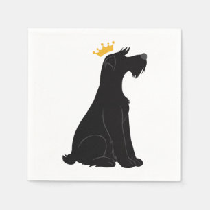 Schnauzer Prince Serviette