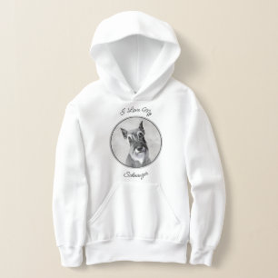 Schnauzer (Riese) - Niedliche Original Hunde Kunst Hoodie