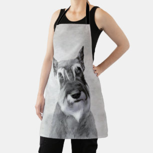 Schnauzer (Riese) - Niedliche Original Hunde Kunst Schürze