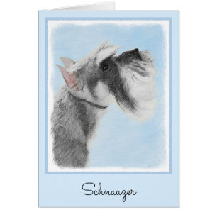 Schnauzer (Riese, Standard) Malerei - Hundekunst