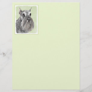 Schnauzer (Riese, Standard) Malerei - Hundekunst