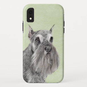 Schnauzer (Riese, Standard) Malerei - Hundekunst Case-Mate iPhone Hülle