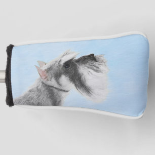 Schnauzer (Riese, Standard) Malerei - Hundekunst Golf Headcover
