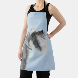 Schnauzer (Riese, Standard) Malerei - Hundekunst Schürze