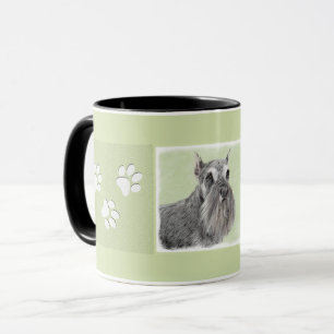 Schnauzer (Riese, Standard) Malerei - Hundekunst Tasse