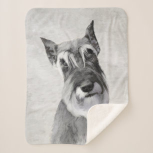 Schnauzer (Riesenmalerei) - Hundekunst Sherpadecke