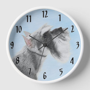 Schnauzer (Riesenschnauzer, Mittelschnauzer)  Male Uhr