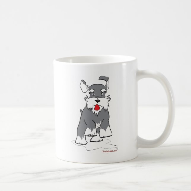 Schnauzer Running Kaffeetasse (Rechts)