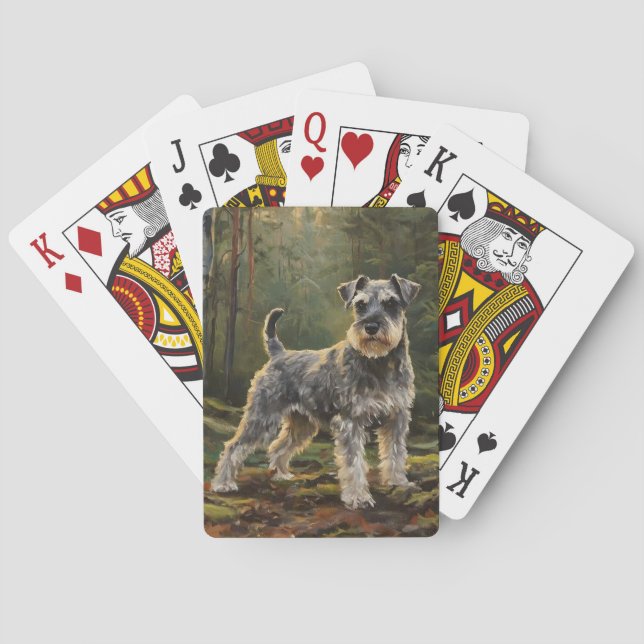 Schnauzer  spielkarten (Rückseite)