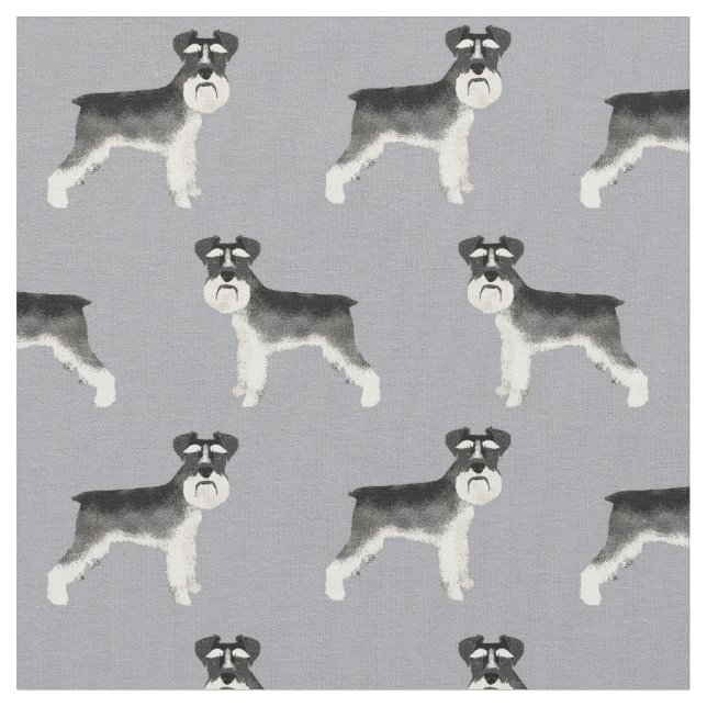 Schnauzer Stoff (Nahaufnahme)