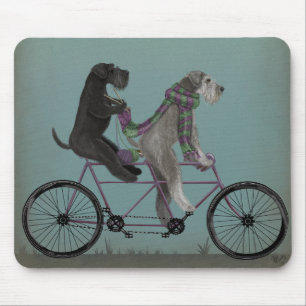 Schnauzer Tandem Mousepad