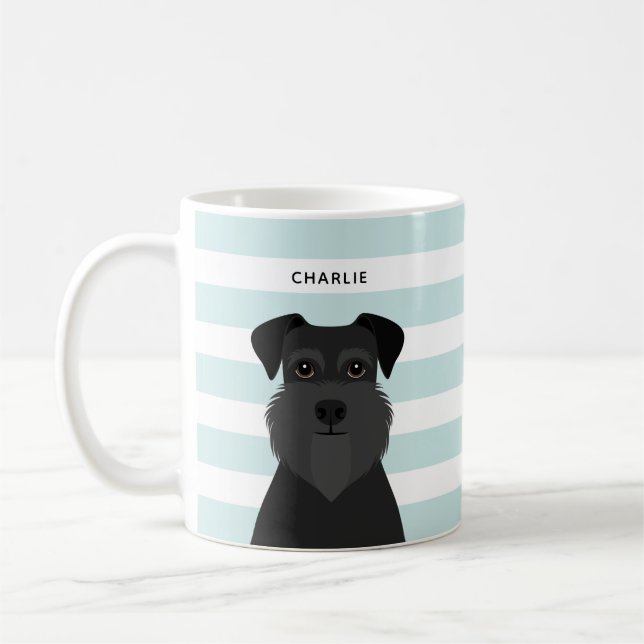 Schnauzer-Tasse Kaffeetasse (Links)