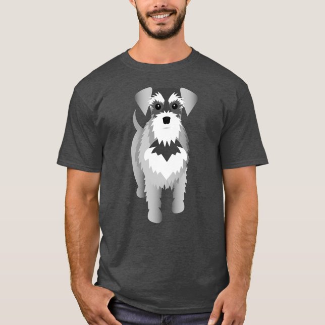 Schnauzer-Typ T-Shirt (Vorderseite)
