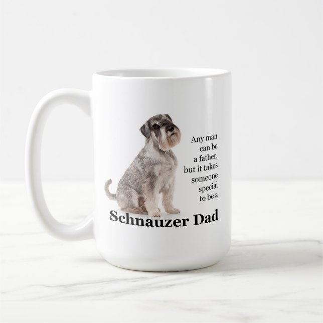 Schnauzer Vater Tasse (Links)