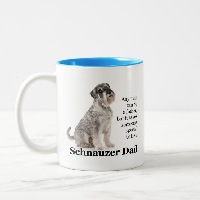 Schnauzer Vater Tasse (Links)