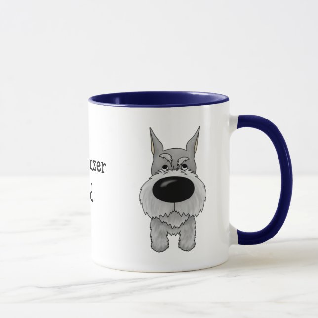 Schnauzer-Vater Tasse (Rechts)