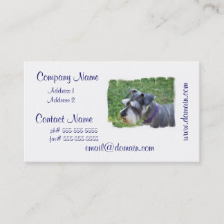 Schnauzer-Visitenkarten Visitenkarte