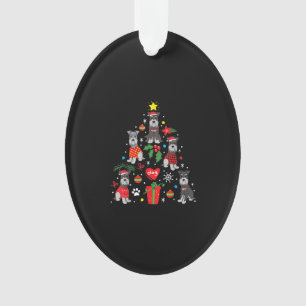 Schnauzer Weihnachtsbaum Ornament Funny Pet Dog