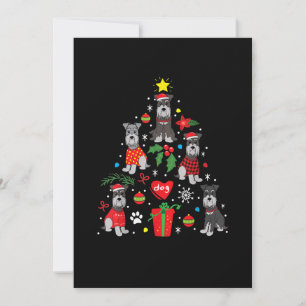Schnauzer Weihnachtsbaum Ornament Funny Pet Dog Ankündigung