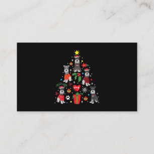 Schnauzer Weihnachtsbaum Ornament Funny Pet Hund Begleitkarte