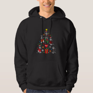 Schnauzer Weihnachtsbaum Ornament Funny Pet Hund Hoodie