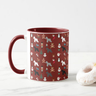 Schnauzer-WeihnachtsTasse Tasse