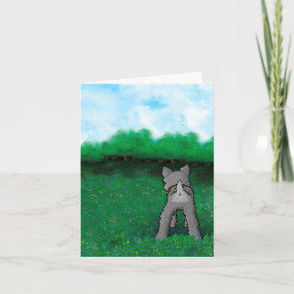 Schnauzer Welpe Fluffybutt Karte