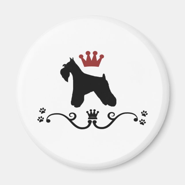 Schnauzers Rule Magnet (Vorne)