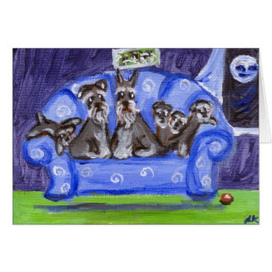 Schnauzersofafamilie