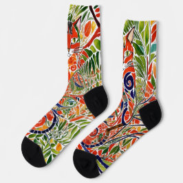 Schnazzy Cat Two Socken