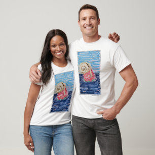 Schnecke auf der Erdbeere T-Shirt
