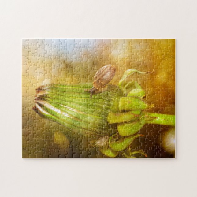Schnecke auf Wanderung ... Puzzle (Horizontal)