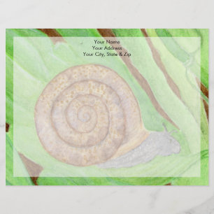 Schnecke Briefbogen