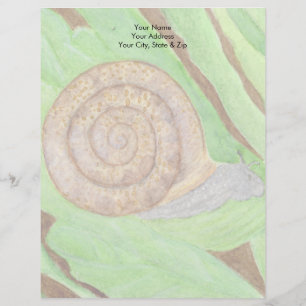Schnecke Briefbogen