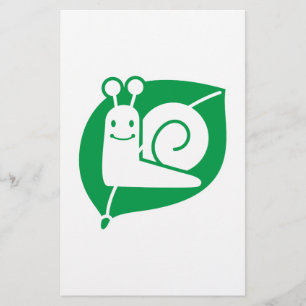 Schnecke Briefpapier