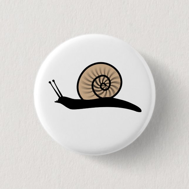 Schnecke Button (Vorderseite)
