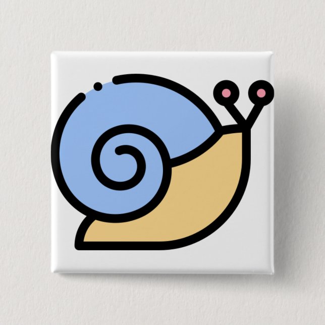 Schnecke Button (Vorderseite)