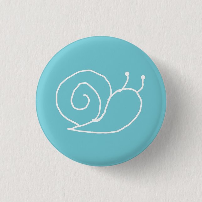 Schnecke-Button Button (Vorderseite)