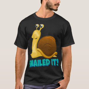 Schnecke es Schnecke Niedlich Slimy Snug Memes Fun T-Shirt