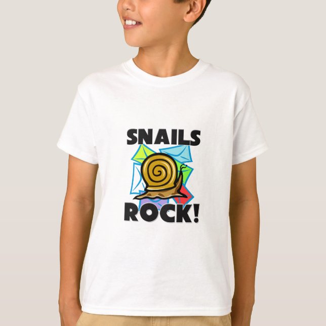 Schnecke-Felsen T-Shirt (Vorderseite)