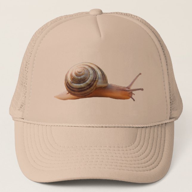 Schnecke ~ Hut Truckerkappe (Vorderseite)